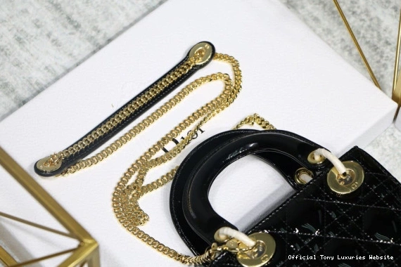 Tony Luxuries With Mini diro leather Cow Lady patent 0812